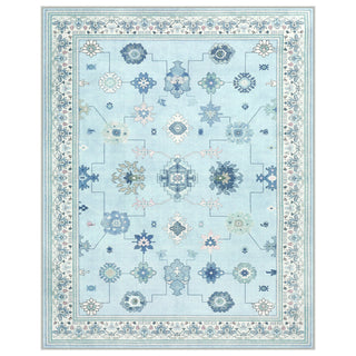 5x7/8x10/9x12 Boho Washable Area Rug, Farmhouse Vintage Ultra Thin Indoor Non-Slip Carpet for Living Room, Oeko-Tex Certified